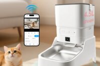 Smart Pet Feeder with 15CM Elevated Camera Tuya App Control for Busy Pet Owners FURPIPI Automatic Cats Dog Food Feeder Dispenser