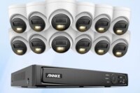 ANNKE Smart Dual-Light HD POE Video Security System 16CH 12MP NVR H.265+ With 12X 12MP Weatherproof Surveillance IP Cameras