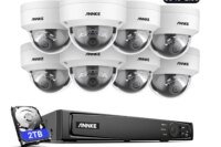 ANNKE 4K 8CH POE Network Video Surveillance System NVR Recorder With 8PCS 4PCS 8MP Audio Recording Security Ip Camera