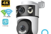 10MP 5K Dual Lens PTZ WIFI Camera Dual Screen 8MP Ai Human Detection Auto Tracking Wireless Outdoor Surveillance IP Camera O-KAM