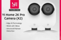YI Pro 2K Wifi Home Camera 2/4pcs Kit 3MP with Night Vision IP Security Protection AI Powered Human/Sound Detection