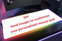 Diy Large Mouse Pad HD Custom Led Rgb Mousepad Luminescence Mouse mat Computer Laptop Gamer Pasd PC Gaming Cool Big Desk Mat XXL