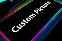 DIY Custom Personalized RGB Mouse Pad LED Illumination Large Gaming Laptop Desk Mat Non-slip Rubber Keyboard Carpet With Backlit