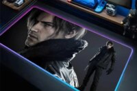 Resident Evil Requiem Mouse Pad Anime Gaming Mouse Pad LED Table Pads Backlit Rubber Desktop XXL RGB Desk Mats