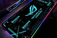 RGB XXL HD Printing Gaming Mats Large Extended Pad Rog Esports Mouse Pad Gamer Computer Keyboard LED Desk Mat PC Accessories Rug