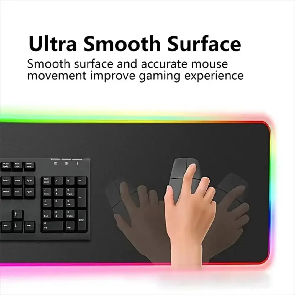 Vibrant Neon World Map RGB Gaming Mouse Pad Desk Mat Gamer Accessories Large LED Light Mousepad PC Computer Carpet with Backlit Vibrant Neon World Map RGB Gaming Mouse Pad Desk Mat Gamer Accessories Large LED Light Mousepad PC Computer Carpet with Backlit