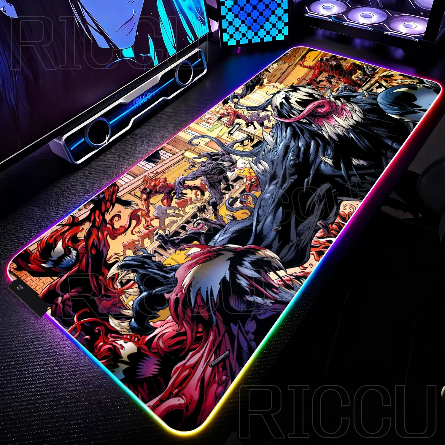 RGB 1000x500MM Marvel Large Mouse Pad Venom Computer Game PC Accessories LED expand Desk Mat Non Slip Printing Keyboard MousePad RGB 1000x500MM Marvel Large Mouse Pad Venom Computer Game PC Accessories LED expand Desk Mat Non Slip Printing Keyboard MousePad