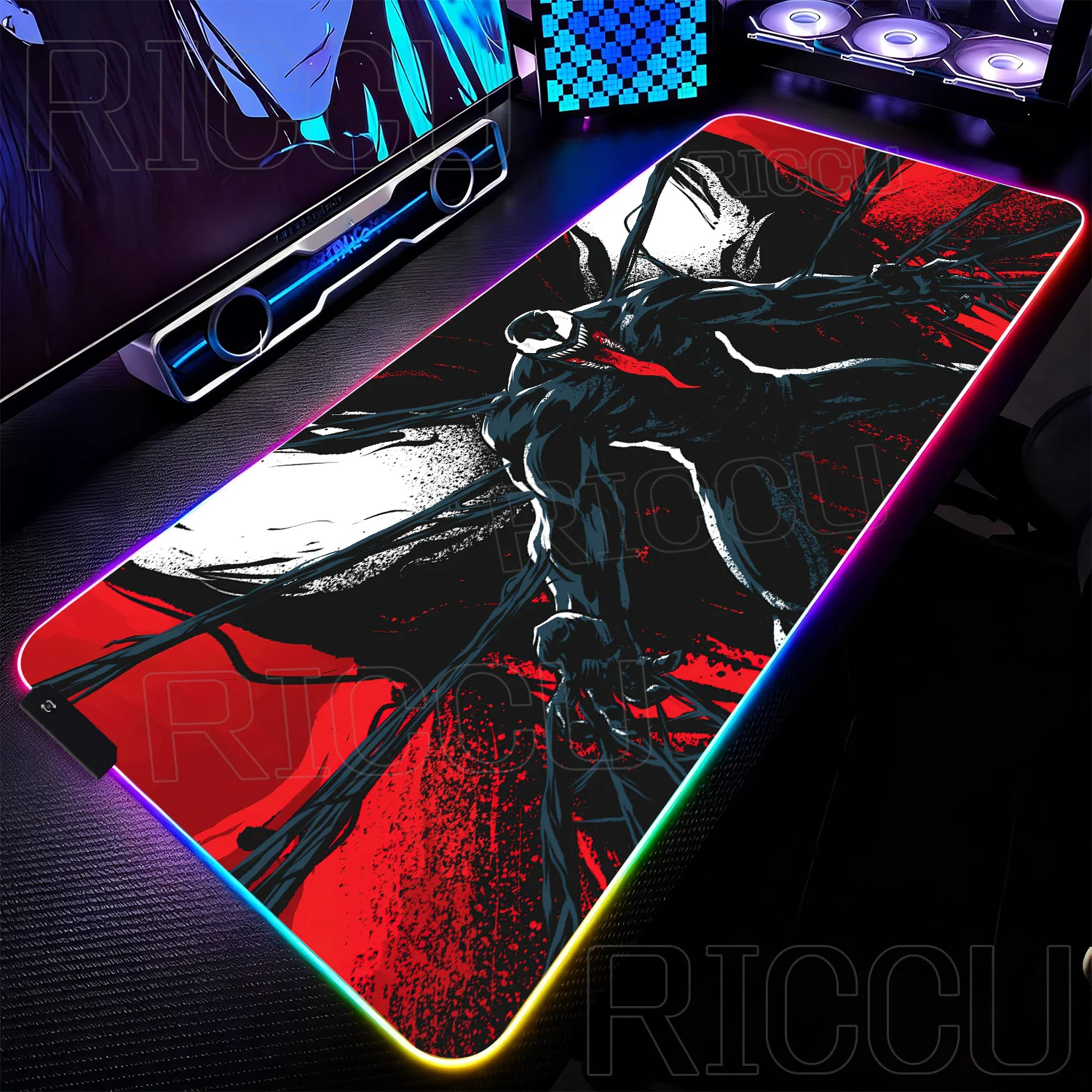 RGB 1000x500MM Marvel Large Mouse Pad Venom Computer Game PC Accessories LED expand Desk Mat Non Slip Printing Keyboard MousePad RGB 1000x500MM Marvel Large Mouse Pad Venom Computer Game PC Accessories LED expand Desk Mat Non Slip Printing Keyboard MousePad