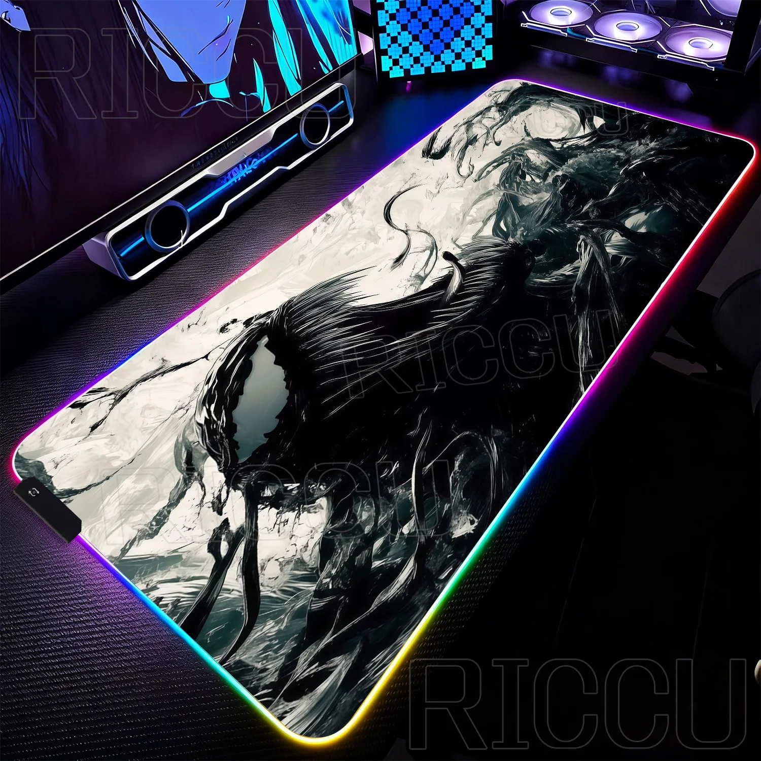 RGB 1000x500MM Marvel Large Mouse Pad Venom Computer Game PC Accessories LED expand Desk Mat Non Slip Printing Keyboard MousePad RGB 1000x500MM Marvel Large Mouse Pad Venom Computer Game PC Accessories LED expand Desk Mat Non Slip Printing Keyboard MousePad