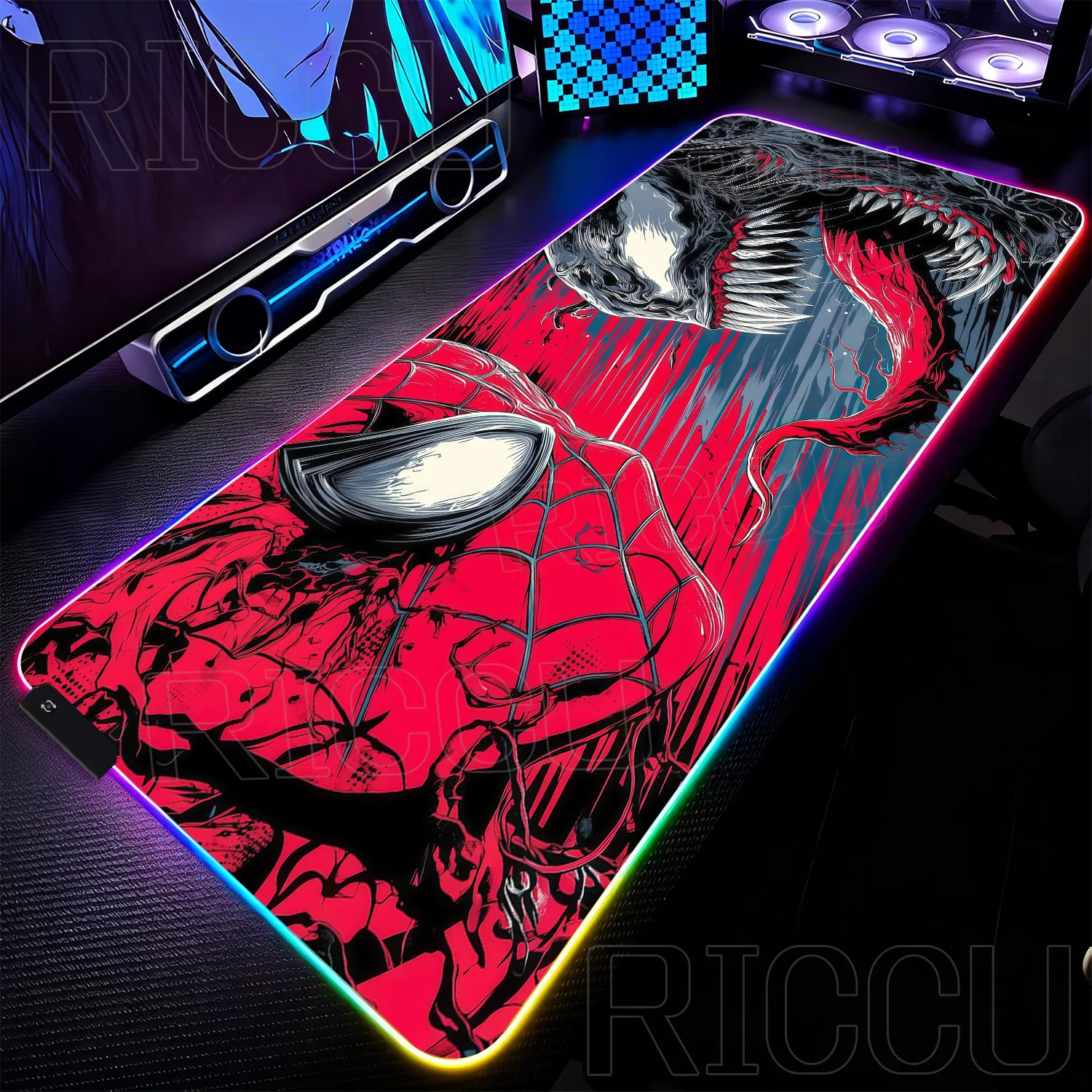 RGB 1000x500MM Marvel Large Mouse Pad Venom Computer Game PC Accessories LED expand Desk Mat Non Slip Printing Keyboard MousePad RGB 1000x500MM Marvel Large Mouse Pad Venom Computer Game PC Accessories LED expand Desk Mat Non Slip Printing Keyboard MousePad