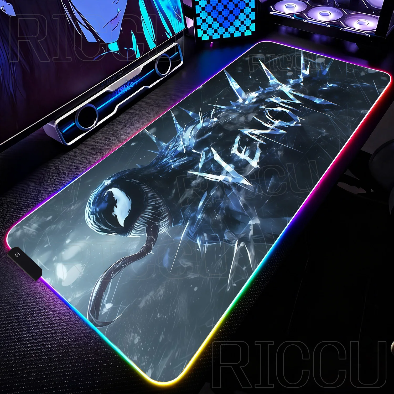 RGB 1000x500MM Marvel Large Mouse Pad Venom Computer Game PC Accessories LED expand Desk Mat Non Slip Printing Keyboard MousePad RGB 1000x500MM Marvel Large Mouse Pad Venom Computer Game PC Accessories LED expand Desk Mat Non Slip Printing Keyboard MousePad