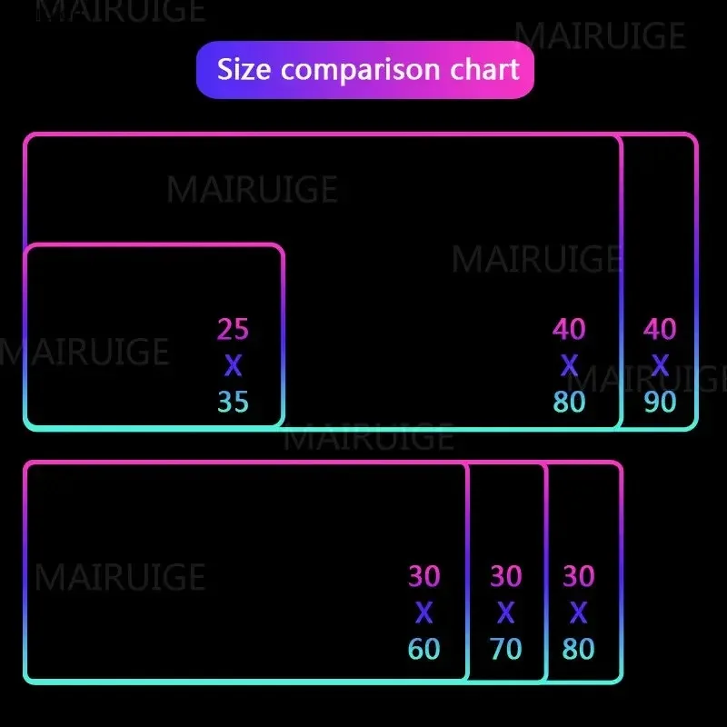 Cool and fashionable Car Large RGB Mouse Pad Gaming Mousepad LED Mousemat Luminous Desk Pads Gamer PC Keyboard Mats XL Table mat