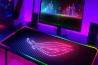 RGB Mousepad Cool ROG Mouse Pad Gamer Keyboard Mat LED Computer Mausepad Keyboards Accessories Gaming Desk Mat Mouse Carpet Xxl
