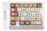 AK029 Wired Gaming Keyboard, 20 RGB Modes, 29 Keys, Hot-Swappable, Aluminum Panel