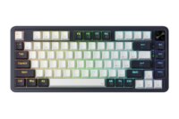 Redragon K673 PRO 75% Wireless Gasket RGB Gaming Keyboard, 3-Modes 81 Keys Compact Mechanical Keyboard Hot-Swap Red Switch