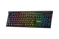 Redragon K580 PRO Wireless RGB Gaming Keyboard, 3-Modes 104 Keys Mechanical Keyboard Hot-Swap Socket, Linear Red Switch