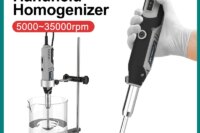 JOANLAB Lab Hand Held High Speed Homogenizer Emulsifier Disperser Cell Crushing Mixer 5000~35000rpm 220V MHZ-01