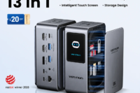Vention 13 in 1 USB C 8K@30Hz MST Docking Station Smart Screen USB 3.2 10Gbps Adapter Hub for Windows MacBook Pro HP Dell Laptop