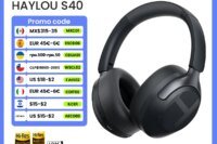 HAYLOU S40 ANC Wireless Headphone 50dB Noise Canceling Hi-Res 3D Spatial Audio Earphone with LDAC Bluetooth 6.0 Over Ear Headset