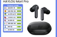 HAYLOU Mori Pro Bluetooth 5.4 Earphones -43dB ANC Active Noise Cancellation Earbuds 6 Mic Wireless Headphones 35H Battery Life