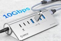 ORICO 10Gbps USB 3.2 Docking Station Hub Type C Splitter PD60W Charging Adapter Multi 4/7 Ports Switch For PC Laptop Accessories