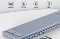 5 In 1 USB C Laptop Docking Station Stand With USB C, 2 USB 3.1, SD TF Card Ports,PD 100W, Universal Docking Station For MacBook