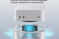 Mini Docking Station for 2024 Mac Mini M4 Computer USB Hub Desktop Stand USB Port Hub for Mac Mini M4 Pro PC Accessories