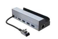 USB Type-C Expansion TV Base Stand 6 In1 HUB Aluminum Alloy Holder Dock 60Hz Hdmi-Compatible Display RJ45 for Steam Deck Console