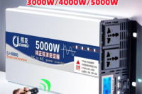Pure Sine Wave Inverter DC 12V 24V 48V 60V 72V to AC 110V 220V 3000W 4000W 5000W Power Solar Car Inverters With USB LED Display