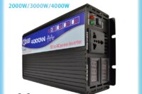 2000W 3000W 4000W Pure Sine Wave Inverter DC 12V 24V 48V 60V 72V to AC 110V 220V Power Solar Car Inverters Doule Digital Display