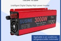 Pure Sine Inverter 1000W-3000W DC To AC 12V/24V To 110V/220V Car Power Inverter Portable Power Bank Converter Car Transformer