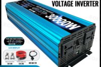 SOECOPO 30000W Car Dual Voltage Pure Sine Wave Inverter 12V/24V 48V/60V 72V to AC 220V (2 Sockets) Voltage Converter Camping