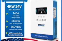 EASUN POWER hybrid Soalr Inverter 4KW MPPT 140A 350VDC PV Input 110VAC 24VDC 4000W Pure Sine Wave with WIFI/without WIFI