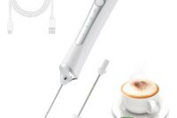 Portable Electric Milk Frother USB Egg Beater Hand Coffee Whisk Rechargeable Foam Mixer Home Kitchen Milk Frother Foaming