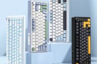 AULA F75 2.4G Wireless/Bluetooth/Wired Gaming Mechanical Keyboard RGB Customized 75% Layout OEM Profile Gasket Structure