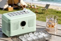 12V/220V Portable Mini Ice Maker for Car Home Dorm Office Camping Automatic Cube Ice Making Box Small Compact Ice Machine