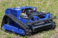 Slope Mower Remote Control, 9HP Tracked Robotic Lawn Mower, RC Crawler Radio Controlled Grass Cutter for Steep Terrain