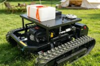 High Quality 27HP Diesel Robot Lawn Mower with 65° Climbing for Steep Slope Vineyards Robot Lawn Mower