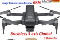 SJRC F22 S3 PRO Drone GPS 6KM 5G WIFI FPV 3-axis Gimbal 4K Dual Camera Smart Follow APP Control Quadcopter
