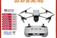 DJI Air 3S (RC-N3) Drones with Camera Drone 4K Professional Dual-Camera Drone with 1" CMOS Wide-Angle Camera 4K/60fps HDR Video & 14 Stops of Dynamic Range 45-Min Max Flight Time 20km Transmission Range  1 CMOS Wide Plus Medium Tele Dual Cameras 4k/60fps