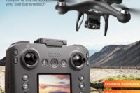 Drone Brushless Motor 2.4 Inch Screen Remote 360° Obstacle Avoidance 4K Electric Dual Camera Optical Flow Hover Real Time Transmission RC Drone
