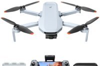 Potensic ATOM 2 Drone with Camera for Adults 4K Video, 8K Photo, Under 249g, 3-Axis Gimbal, 10KM Transmission, AI Track, Vertical Shooting, AI Stunning Night Shot, AI Track, 4X Digital Zoom, QuickShots, Fly More Combo