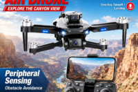 ZNLYRION Brushless Drone F196 4K Dual Camera 360° Obstacle Avoidance Optical Flow Positioning 20Mins Flight Time WIFI FPV RC Quadcopter