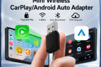 2026 NEW Wired to Wireless CarPlay and Android Auto 2 in 1 Mini Adapter 5GHz WiFi5 for 99% Original Wired CarPlay/Auto Cars