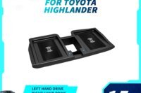 For Toyota Highlander Harrier 2022-2024 LHD 15W Wireless Car Charger Fast Charging Pad Phone Holder for Vehicle