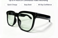 Multifunctional Smart Camera Glasses, HD 8MP Video & Audio Recording, Bluetooth‑Enabled Photo‑Sensitive Color‑Changing Lenses, Real‑Time Translation, Object Identification, Voice Assistant for Hands‑Free Calls and Music