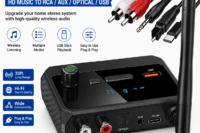 Bluetooth 5.3 Audio Receiver HiFi Wireless Stereo Adapter With RCA AUX Optical USB For Home Stereo Speaker TV Car Audio