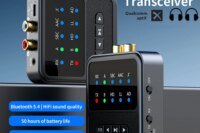 Tebe QCC Bluetooth 5.4 Audio Receiver Transmitter Adapter AAC/aptX/aptX-LL/aptX-HD/aptX-AD RCA Aux Wireless Stereo Music Player