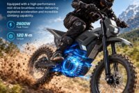 TERRAWULF M5 Electric Dirt Bike for Adults 2600W Off-Road Motorcycle 48V 20Ah Removable Battery Hydraulic Brakes E-Moto
