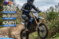 ZONVEER DX1 Electric Dirt Bike for Teens, 3000W Peak Mid Motor, 40MPH Top Speed, 48V 20.8Ah Battery, 278Nm Max Torque, Dual Hydraulic Suspension, Hydraulic Brakes